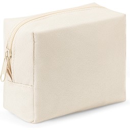 CHLOE. Kosmetiktasche aus hochdichtem 600D-Polyester, Beige