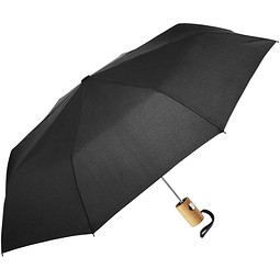 Citizen Green Rainfall Automatik Kompaktschirm, schwarz
