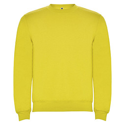 Clasica Sweatshirt mit Rundhalsausschnitt Unisex, gelb, XS