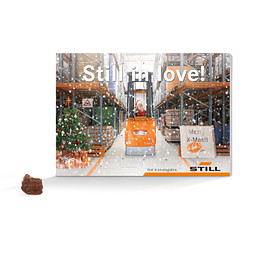 Classic Wand Adventskalender Querformat, inkl. Druck , individuelle Motive