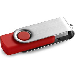 CLAUDIUS 16GB. USB-Stick mit Metallclip 16 GB, Rot