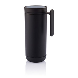 XD DESIGN auslaufsicherer Reisebecher Clik mit Griff, 225 ml, schwarz/anthrazit