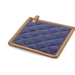 CLOVES. Topflappen für Küchentöpfe aus Baumwollgewebe (275 g/m²), Blau