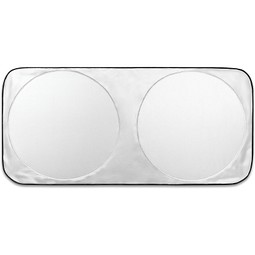 CLYDE. Autosonnenschutz aus 210D Polyester, Grau