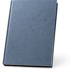 COFFEEPAD RIGID. Notizbuch A5 mit Hardcover aus Kaffeeschalenverwertung (65%), Blau