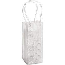 COLOMBIA. Flaschenkühler aus PVC, Transparent