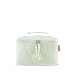 cosmetic case, puffer iced matcha