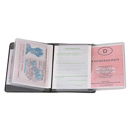 CREATIV-DESIGN Ausweistasche 5-fach, rot