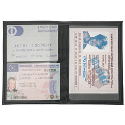 CREATIV-DESIGN Führerscheintasche DesignLine, gefüttert, schwarz