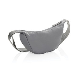 Crescent AWARE RPET Half-Moon Sling Tasche, Silbergrau