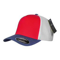 CrisMa Cap mit Mesheinsatz , rot