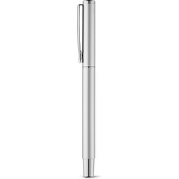 DANEY. Recyceltem Aluminium (100% rAL)-Roller mit Clip, Satinsilber