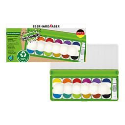 FABER-CASTELL Deckfarbkasten  Green Winner