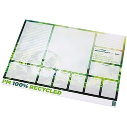 Desk-Mate® A2 recycelter Notizblock, weiss, 25 pages
