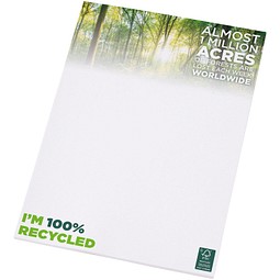Desk-Mate® A4 recycelter Notizblock, weiss, 50 pages