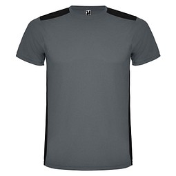 Detroit T-Shirt Unisex aus recyceltem Material, Ebony / schwarz, 2XL