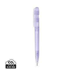 Devin transparenter Stift aus GRS zertifiziertem rABS, lila