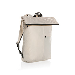 Dillon AWARE™ RPET faltbarer Lightweight-Rucksack, off white