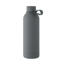 Doppelwandige Flasche 500 ml EMERALD, Steingrau