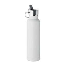 Doppelwandige Flasche 660 ml RIFLOW, Weiß