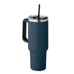 Doppelwandiger Trinkbecher SUMA, Französisch Navy