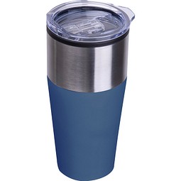 Doppelwandiger Trinkecher, 600ml JORDAN, dunkelblau