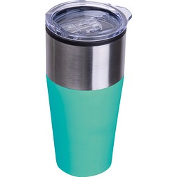 Doppelwandiger Trinkecher, 600ml JORDAN, türkis