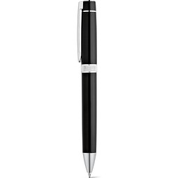 DOURO. Metall-Roller und Kugelschreiber-Set mit Clip, Schwarz