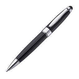Drehkugelschreiber mit Touch-Pen Smart, blaue Mine, schwarz
