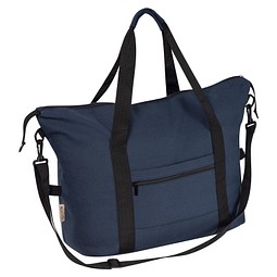 Duffel Bag aus recycelter Baumwolle, dunkelblau