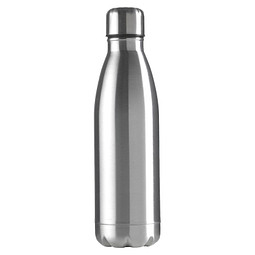 Thermo-Trinkflasche Design, 500 ml, silber