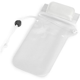 EGEU. Wasserfeste PVC-Handytasche, Weiß