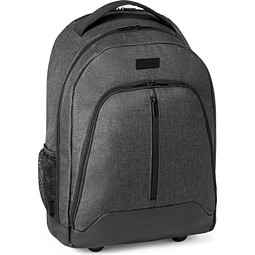 EINDHOVEN. Trolley-Rucksack für Laptop 15.6'' aus 600D Polyester, Dunkelgrau