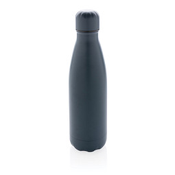 Einfarbige Vakuumisolierte Stainless Steel Flasche, blau