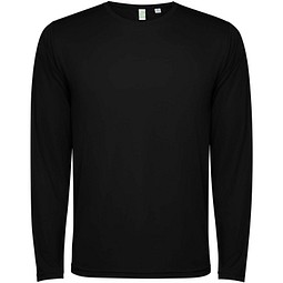 Estoril Langarm-Shirt für Kinder, schwarz, 12