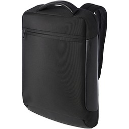 Expedition Pro 15,6 kompakter Laptop-Rucksack GRS Recyclingmaterial 12 L, schwarz