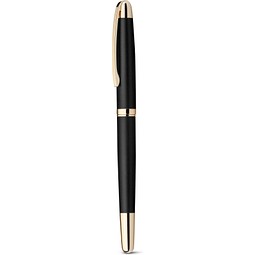 EZEKIEL ROLLER. Metallroller mit goldenen Akzenten, Schwarz