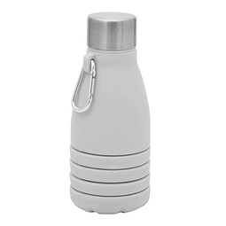 Faltbare Trinkflasche BIG GETS SMALL,grau