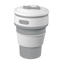 retumbler® Faltbarer To-Go Becher Anápolis, 350 ml, grau