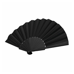 Faltbarer Fächer COOL RPET,schwarz