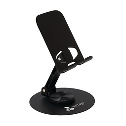 Faltbarer Stahl-Telefonhalter DESK MASTER,schwarz