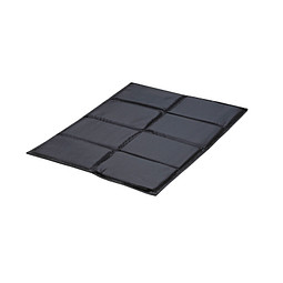 Faltbares Sitzkissen Comfort, schwarz