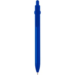 Fidget Kugelschreiber aus recyceltem Kunststoff (schwarze Mine), royalblau