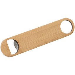 Flaschenöffner aus Bambus, hellbraun