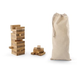 FLIK. Holzspiel, 54teilig, Naturhell