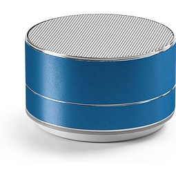 FLOREY. Lautsprecher 3W mit 3 Stunden Akkulaufzeit recyceltem Aluminium (100% rAL) und Recyceltes ABS (100% rABS), Blau