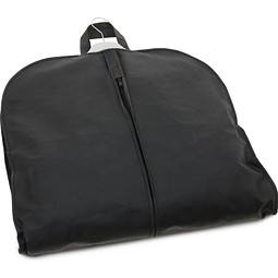 FONTAINE. Kleidersack aus Non-Woven (70 g/m²), Schwarz