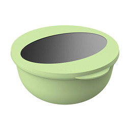 Food-Bowl ToGo, 1,0 l, geselliges grün/transparent