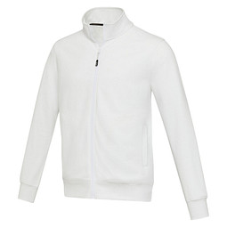 Galena Sweatjacke aus recyceltem Material Unisex, weiss, 3XL