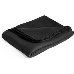 GALLIOT. Polar-Decke (180 g/m²) aus Polyester (100% rPET), Schwarz